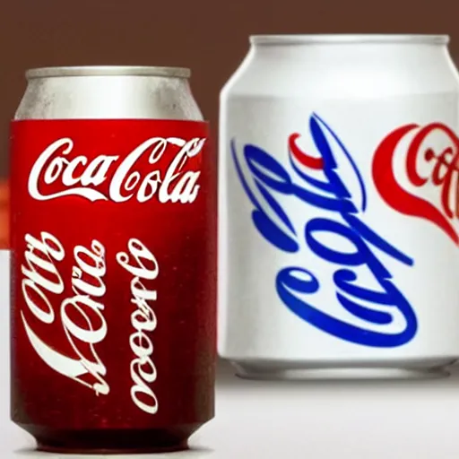 Image similar to an coca cola and pepsi on ring to decide who is the winner