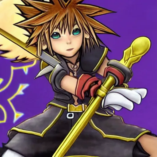 Image similar to A leaked image of a Warrior cats world in Kingdom Hearts 4, Kingdom hearts worlds, Lion sora , action rpg Video game, Sora wielding a keyblade, Sora as a cat, cartoony shaders, rtx on, Erin hunter, Warrior cats book series