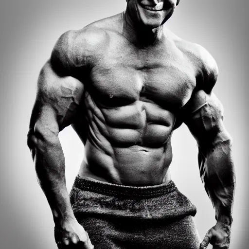 Prompt: Joe Biden, body builder, Muscular, Shirtless, Full body portrait, 4k greyscale hd photography