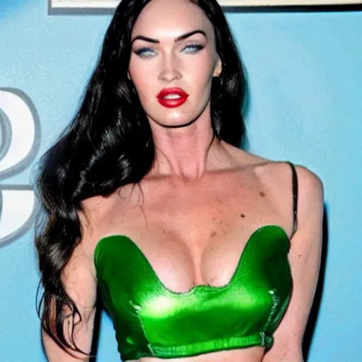 Image similar to megan fox as the riddler