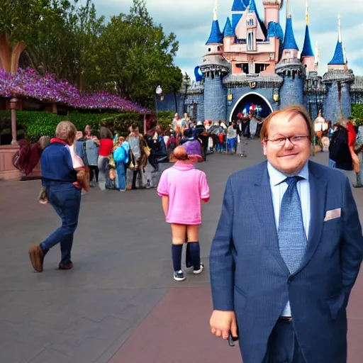 Image similar to francois holland in disneyland