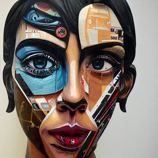Image similar to A beautiful sculpture, star wars by Sandra Chevrier, intuitive