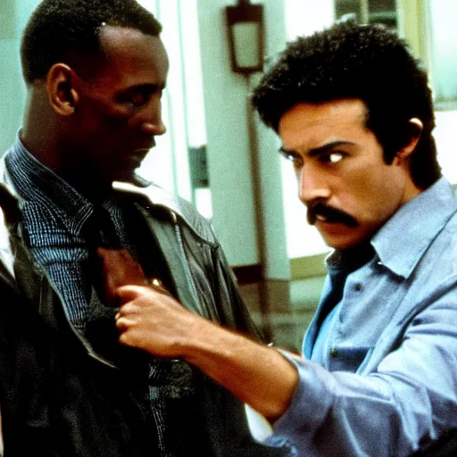 Image similar to a still of from the movie beverly hills cop crossover with the movie munich