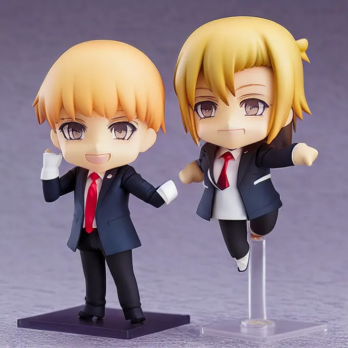 Image similar to An Anime Nendoroid of Donald Trump!!!!!, Product Photo, 8k, Sharp photo