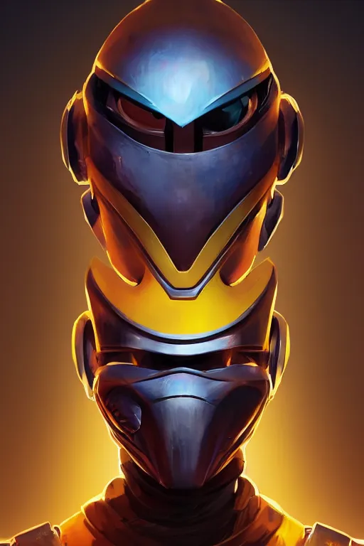 Image similar to epic mask helmet robot ninja portrait stylized as fornite style game design fanart by concept artist gervasio canda, behance hd by jesper ejsing, by rhads, makoto shinkai and lois van baarle, ilya kuvshinov, rossdraws global illumination radiating a glowing aura global illumination ray tracing hdr render in unreal engine 5