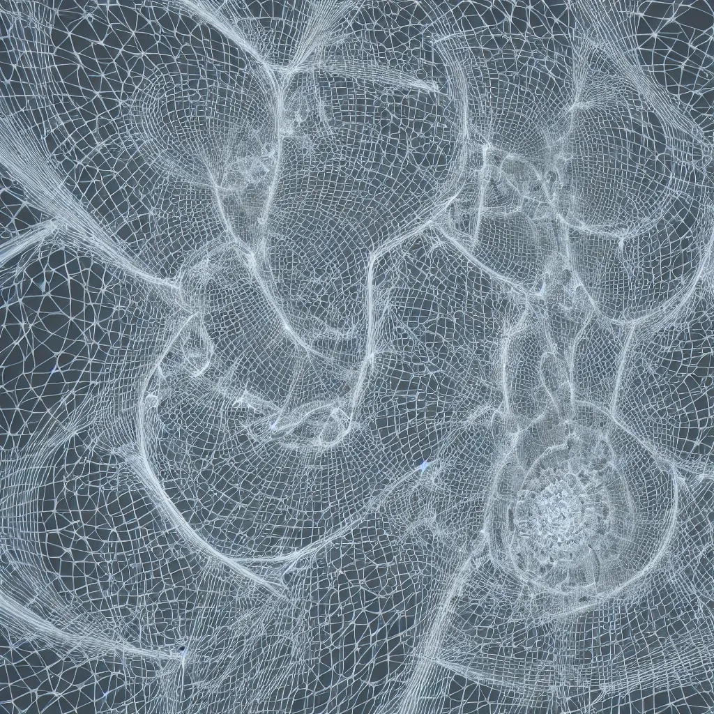 Image similar to impossible 3 d fractal, octane render