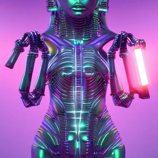 Image similar to sleek highly evolved nubile borg queen hybrid being possessed by the machine spirit, artists mœbius and beryl cook, high contrast cinematic light, mystical shadows, sharp focus, octane render