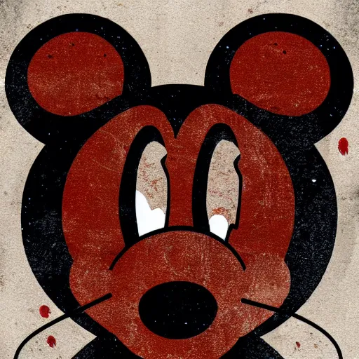 Image similar to [ mickey mouse ] in a horror game, [ digital art ]!!, 4 k quality