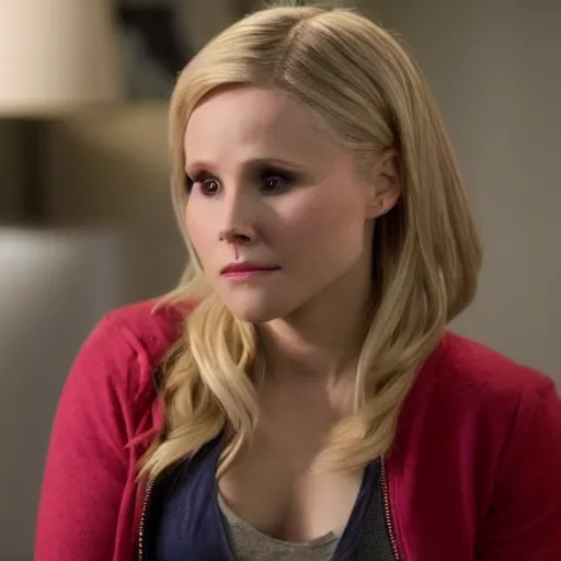 Prompt: kristen bell as olivia moore from the show izombie