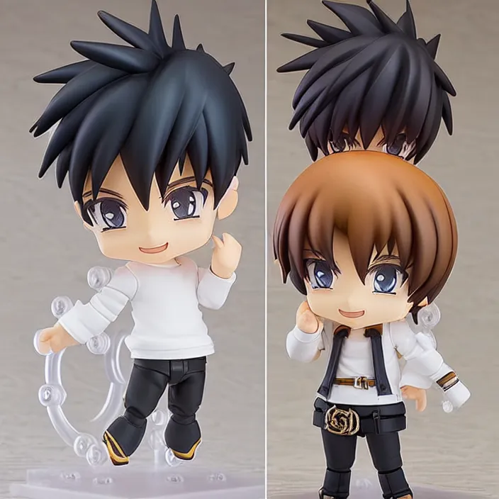 Prompt: Drake, An anime nendoroid of Drake, figurine, detailed product photo