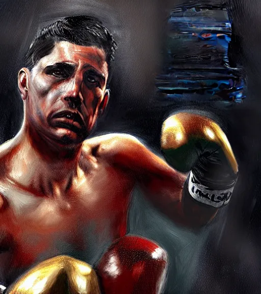 Image similar to high quality high detail painting by alberto mielgo and jaime jones, illegal boxing, cinematic, hd