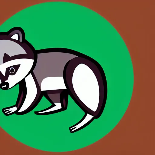 Image similar to app logo for a raccoon themed online digital bank, vector design