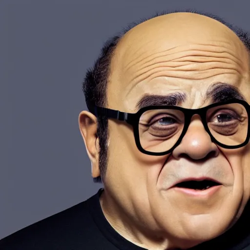 Prompt: a hexagon that looks like danny devito extremely detailed octane render 8k realistic