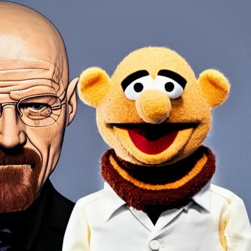 Prompt: Muppet Walter White