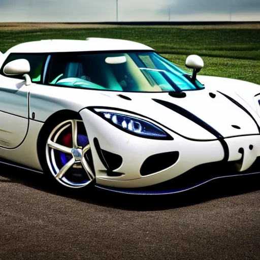 Prompt: a family sedan designed by koenigsegg, highly detailed, 8 k, sharp focus, depth of field, finely detailed car, high contrast, close up shot,