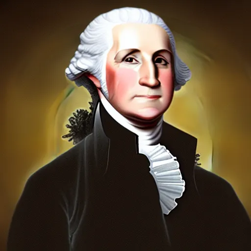 Image similar to george washington in 2 0 2 2, colored hd, modern times, 1 st president, rtx on, uhd 4 k