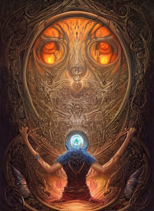 Prompt: magic gateway portal glowing cat eyes, shamanic poster lsd art, intricate, elegant, highly detailed, centered, digital painting, artstation, concept art, smooth, sharp focus, illustration, artgerm, tomasz alen kopera, peter mohrbacher, donato giancola, joseph christian leyendecker, wlop, frank frazetta