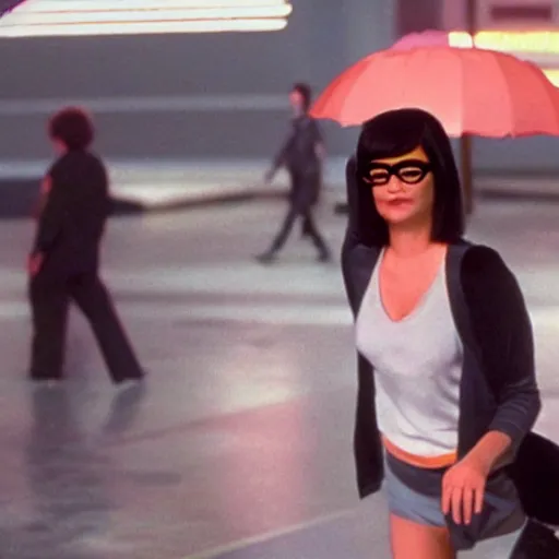 Image similar to A still of Tina Belcher from Bob's Burgers in Blade Runner (1982)