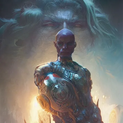 Image similar to cinematic jupiter, marvel comics, intricate, highly detailed, smooth, artstation, digital illustration by ruan jia and mandy jurgens and artgerm and wayne barlowe and greg rutkowski and zdislav beksinski