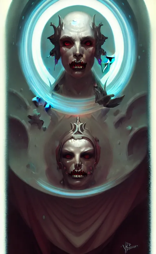 Prompt: portrait of the necromancer by peter mohrbacher, lineart
