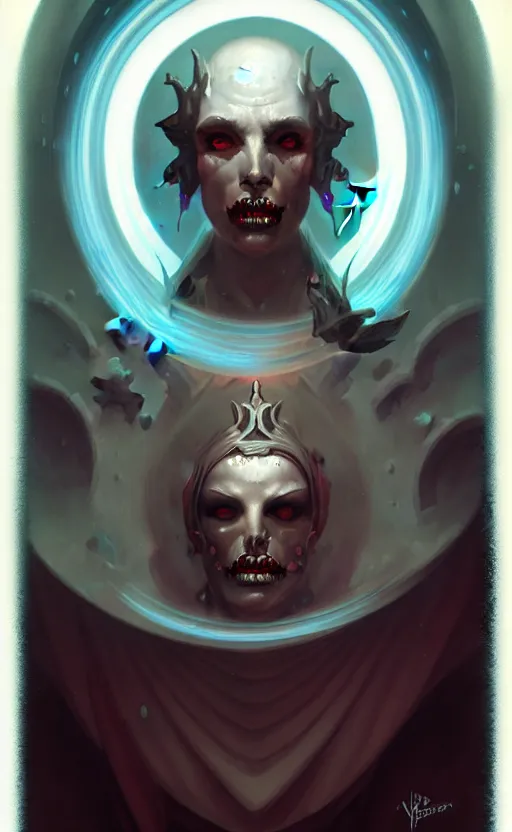 Image similar to portrait of the necromancer by peter mohrbacher, lineart