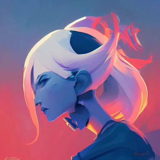 Image similar to face icon stylized minimalist comic - con, loftis, cory behance hd by jesper ejsing, by rhads, makoto shinkai and lois van baarle, ilya kuvshinov, rossdraws global illumination