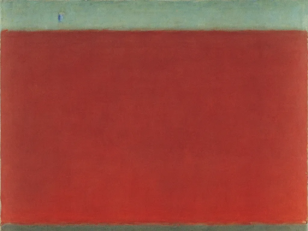 Image similar to moses separating the red sea. mark rothko