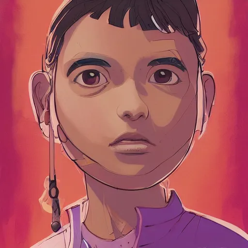 Prompt: a study of cell shaded portrait of Isabela Moner as dora the explorer, concept art, illustration, post grunge, concept art by josan gonzales and wlop, by james jean, Victo ngai, David Rubín, Mike Mignola, Laurie Greasley, highly detailed, sharp focus, Trending on Artstation, HQ, deviantart, art by artgem