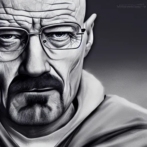 Prompt: Walter White as a sith lord, 4k digital art