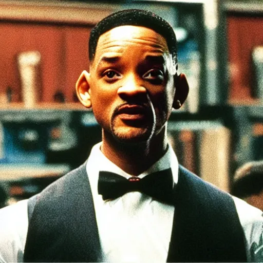 Prompt: will smith in fight club movie still