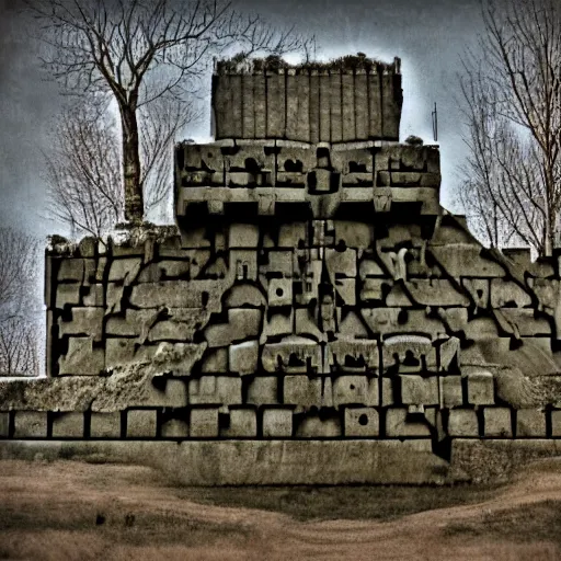 Image similar to hermetic fortress, high quality photograph