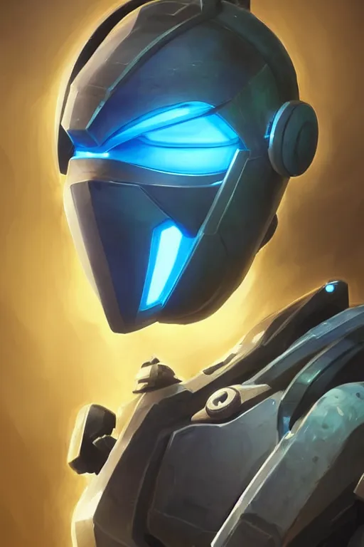 Image similar to epic mask helmet robot ninja portrait stylized as fornite style game design fanart by concept artist gervasio canda, behance hd by jesper ejsing, by rhads, makoto shinkai and lois van baarle, ilya kuvshinov, rossdraws global illumination radiating a glowing aura global illumination ray tracing hdr render in unreal engine 5