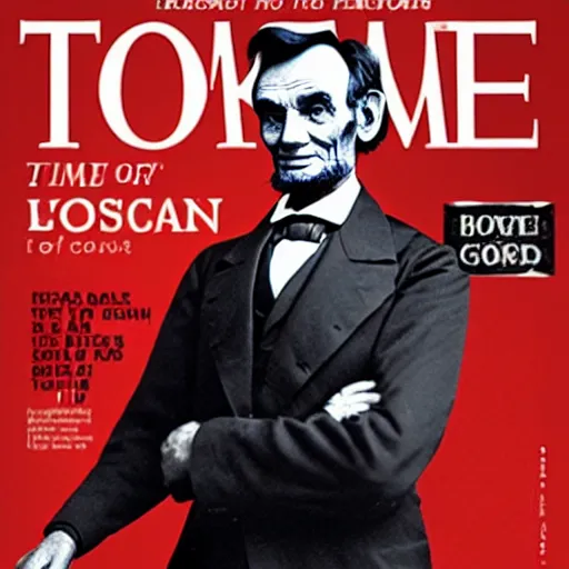 Time person of the year Abraham Lincoln, Stable Diffusion OpenArt