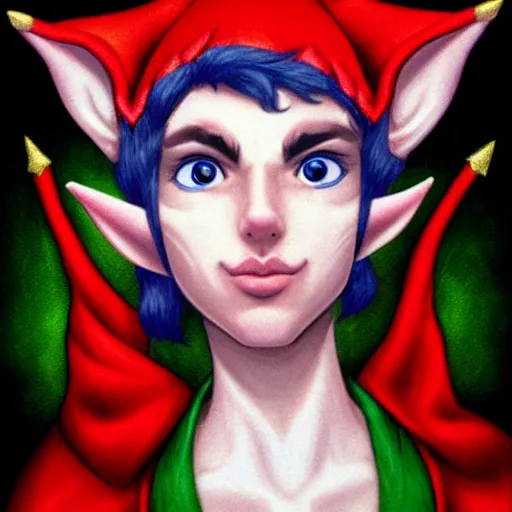 Prompt: a portrait of ranstar as an elf