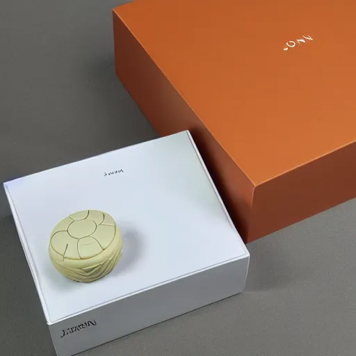 Image similar to jonathan ive dieter rams mooncake 🥮 handbag 👜 👝 packaging