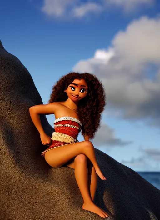 Image similar to moana, soft natural light