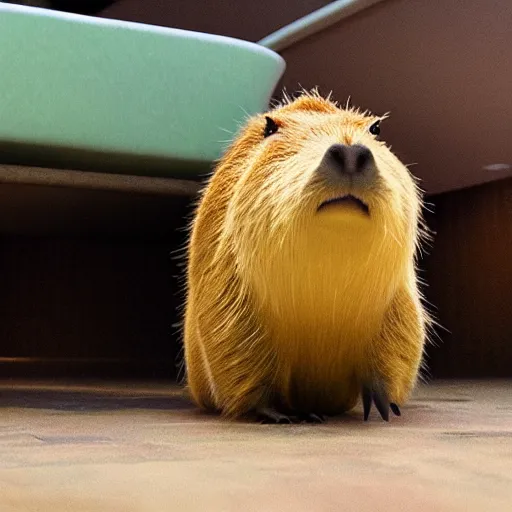 Prompt: pixar style capybara