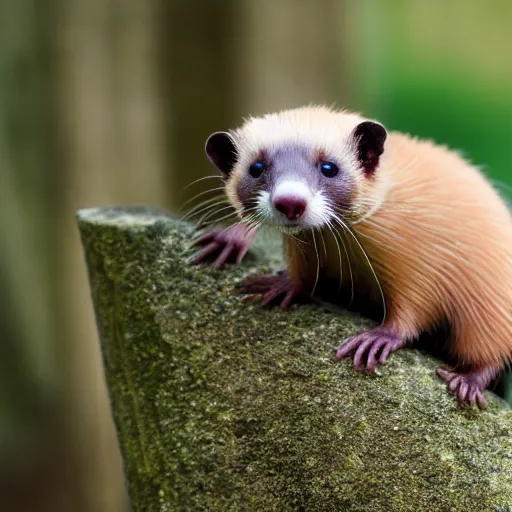 Prompt: 4k images of ferrets