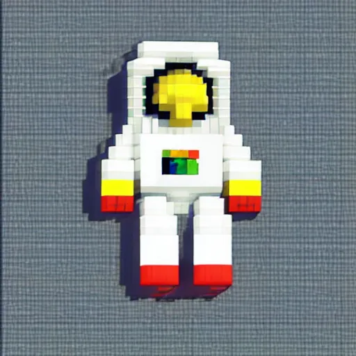 Prompt: astronaut possum, cga graphics scheme, voxel art