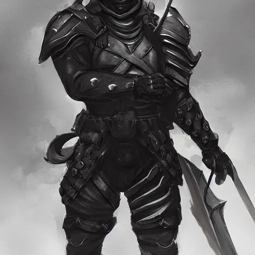 Image similar to a soldier in black armor ,D&D, fantasy, elegant, hopeful, muscular, highly detailed, digital painting, artstation, concept art, smooth, sharp focus, illustration