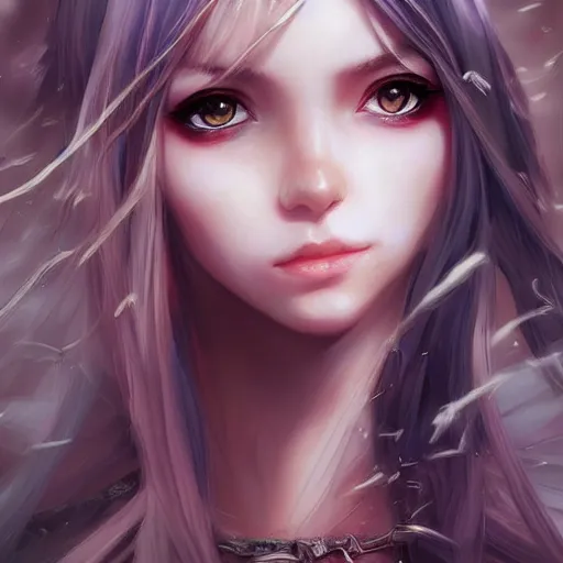 Prompt: portrait anime elven sorceress, cute - fine - face, pretty face, realistic shaded perfect face, fine details. anime. realistic shaded lighting by ilya kuvshinov giuseppe dangelico pino and michael garmash and rob rey, iamag premiere, aaaa achievement collection, elegant, fabulous, eyes open in wonder