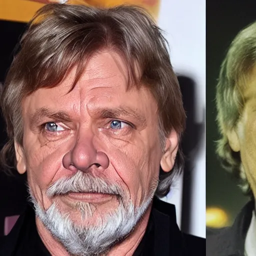 Image similar to mark hamill mixed with harrison ford