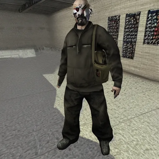 Image similar to walter white in counter strike