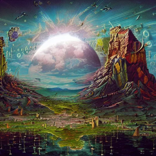 Image similar to luminary of lunacy 4 k hyperdetailed surrealism extremely high quality