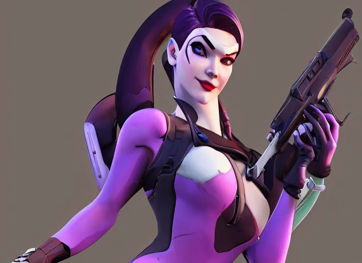 Image similar to widowmaker, overwatch, 4 k, high detailed