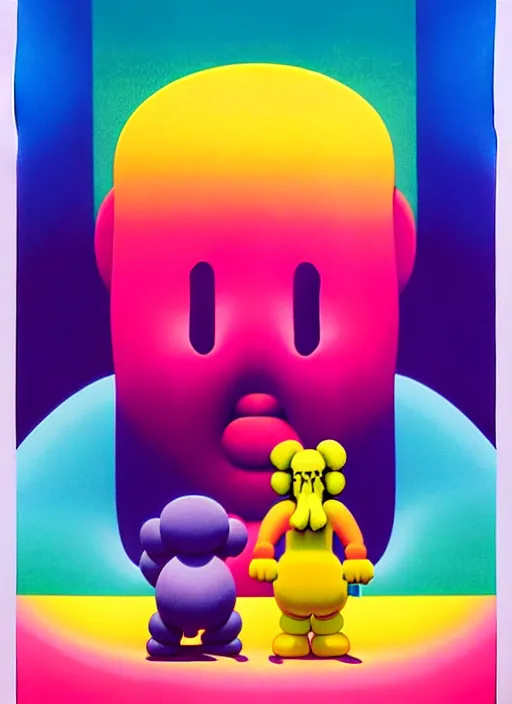 Image similar to 8 0 8 by shusei nagaoka, kaws, david rudnick, airbrush on canvas, pastell colours, cell shaded, 8 k