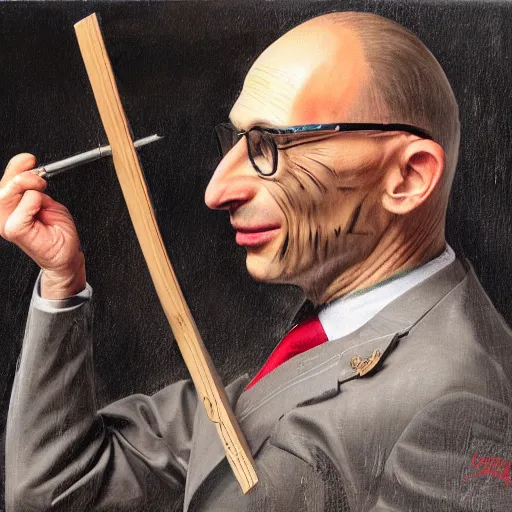 Image similar to Enrico Letta Corpse Painting Marduk, photorealistic!, 8k, Canon portrait