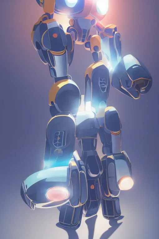 Image similar to metabots medabots medarotto medarot robot minimalist comics, behance hd by jesper ejsing, by rhads, makoto shinkai and lois van baarle, ilya kuvshinov, rossdraws global illumination ray tracing hdr radiating a glowing aura