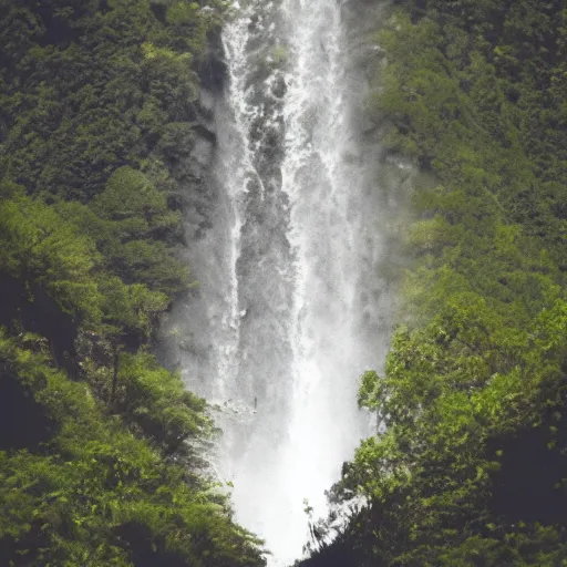 Image similar to moon in a waterfall