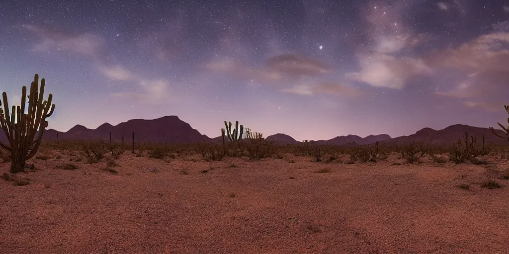 Prompt: desert with sky with starscinematic, highly detailed wide, atmospheric lighting, kekai kotaki style